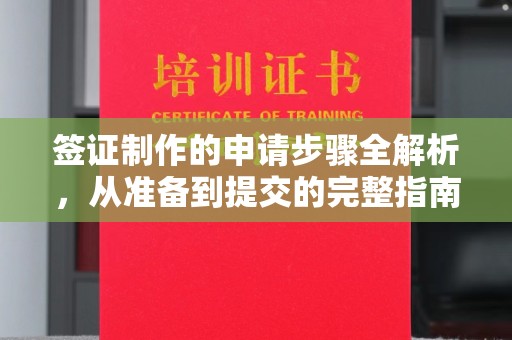 沿河签证制作的申请步骤全解析，从准备到提交的完整指南
