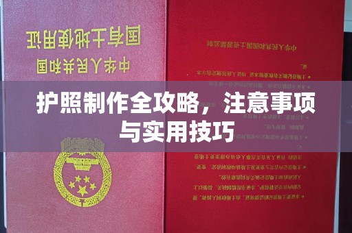 沿河护照制作全攻略，注意事项与实用技巧