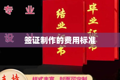 沿河签证制作的费用标准