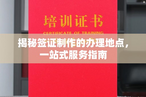 沿河揭秘签证制作的办理地点，一站式服务指南