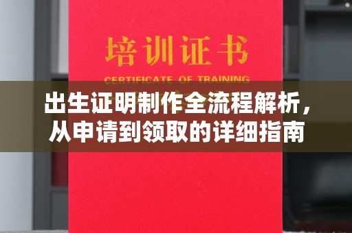 沿河出生证明制作全流程解析，从申请到领取的详细指南